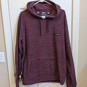 Coalatree Evolution Maroon Hoodie Fleece Pullover Zip Pocket Large